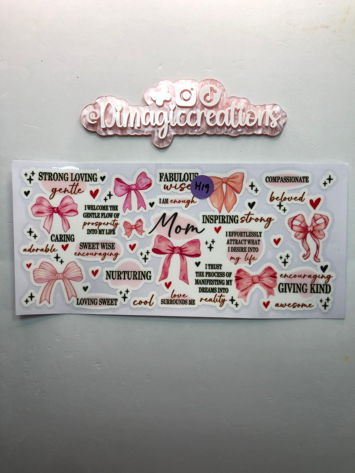 Mom's Sticker (H19)
