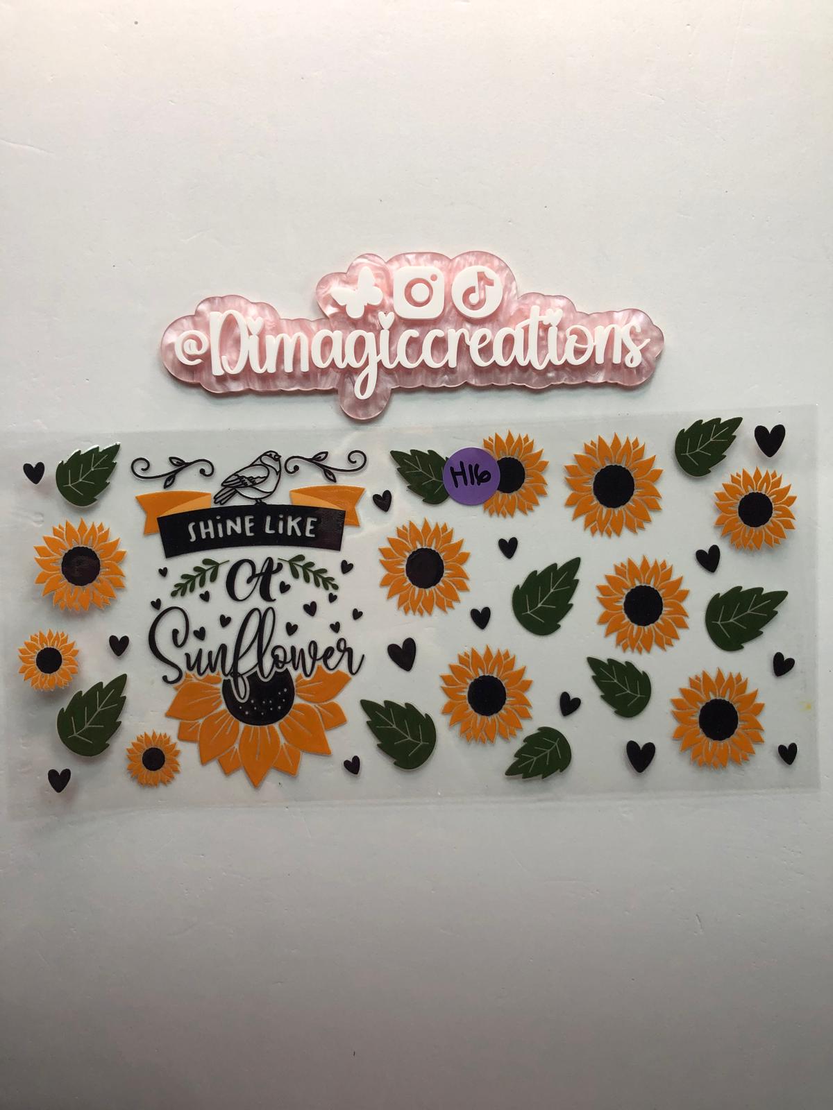 Sunflower Sticker (H16)