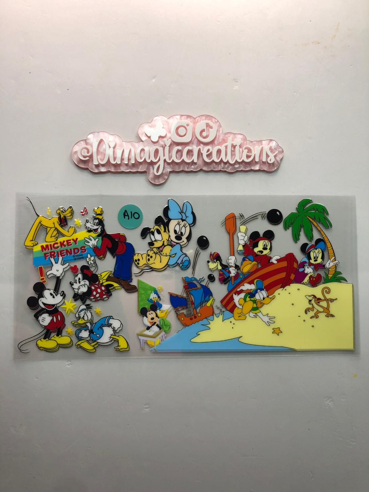 Disney Mickey Friends Sticker (A10)