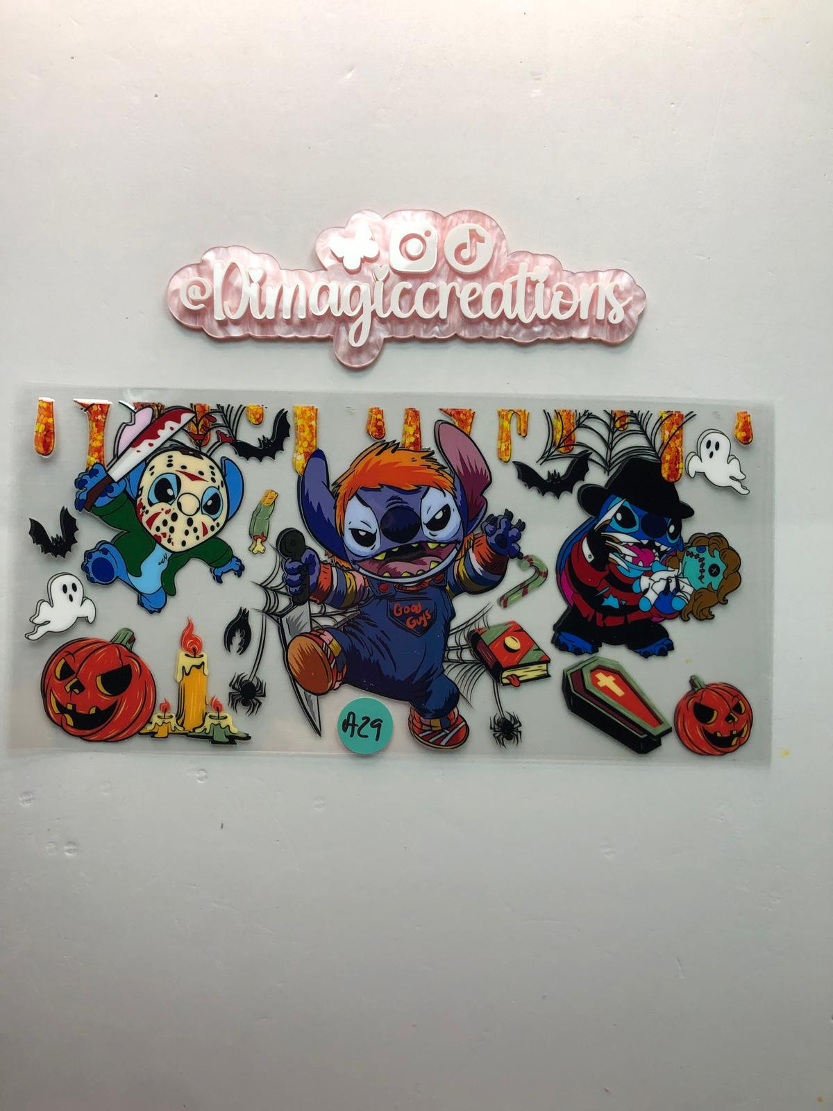 Stitch Halloween Sticker (A29)