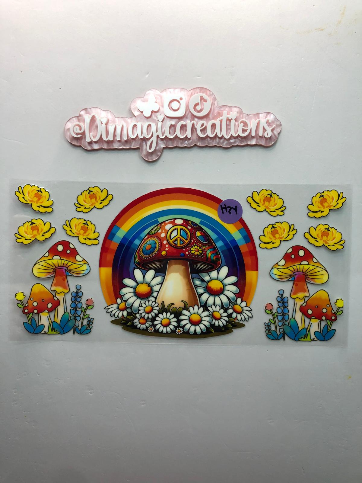 Good Vibes Mushroom Sticker (H24)