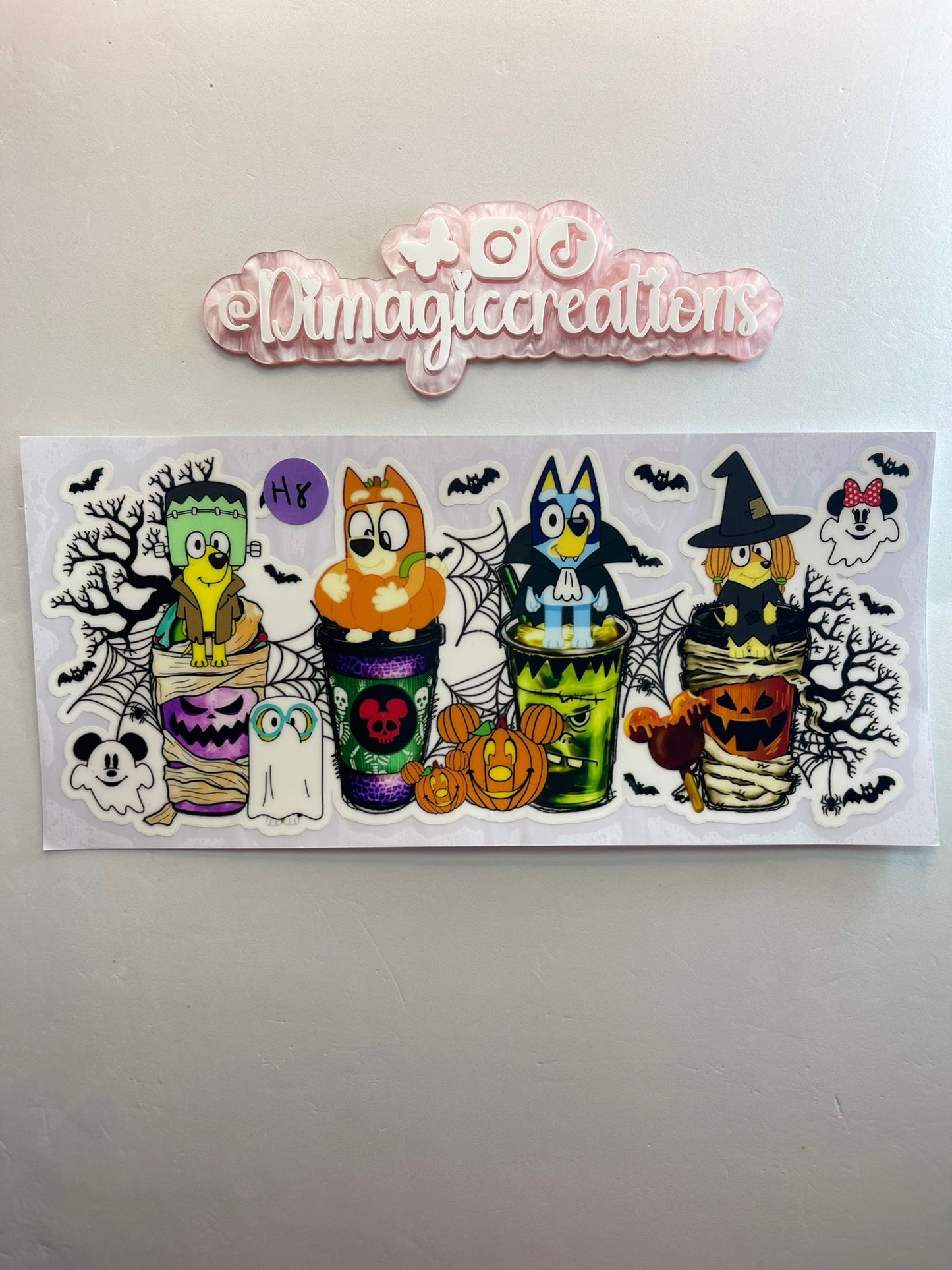 Bluey Halloween Sticker