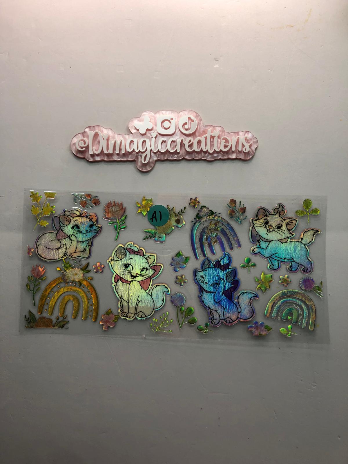 Marie Disney Sticker (A1)