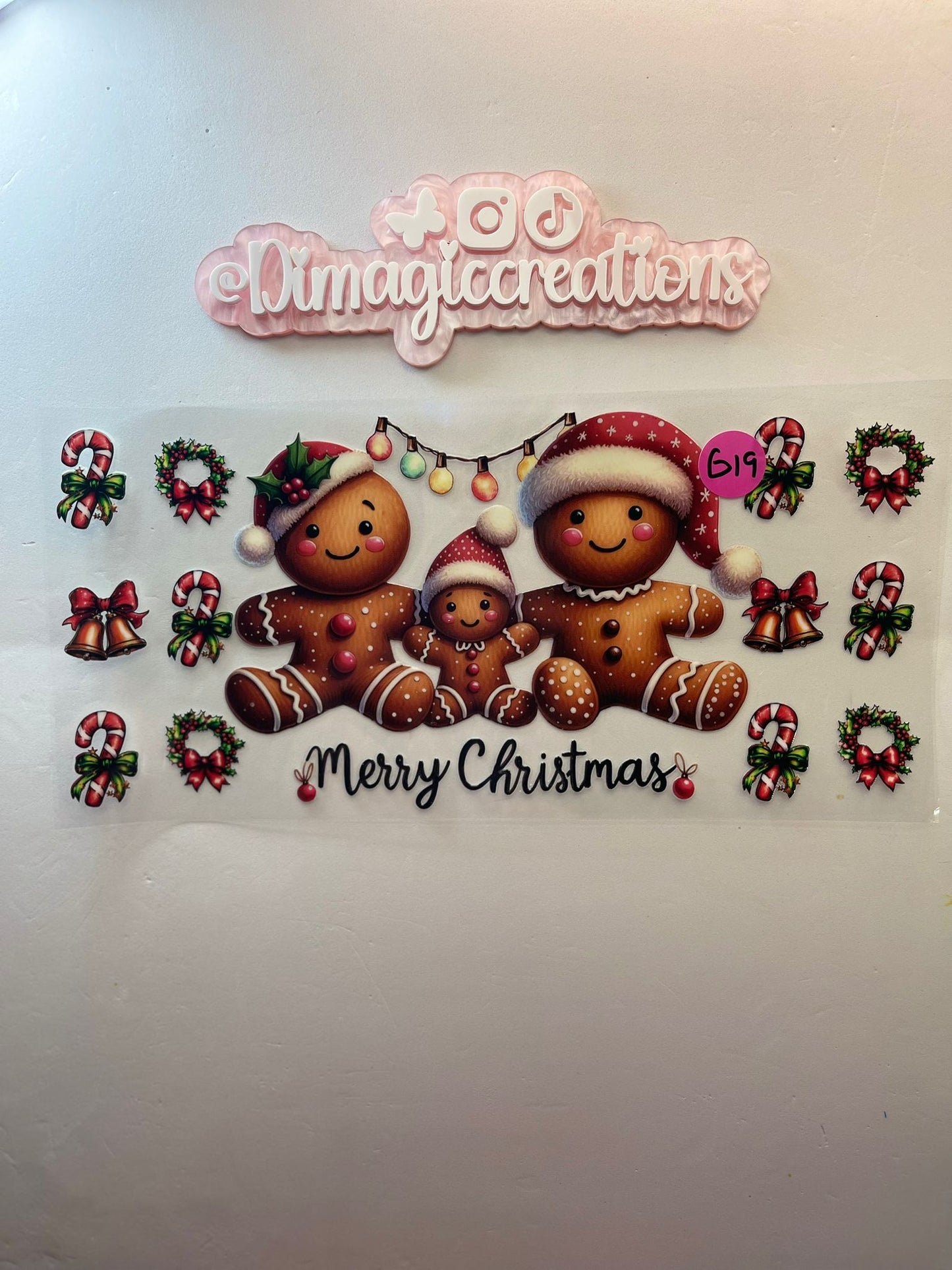 Merry Christmas Sticker (G19)