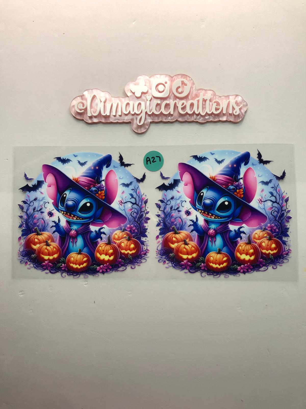 Stitch Halloween Sticker (A27)