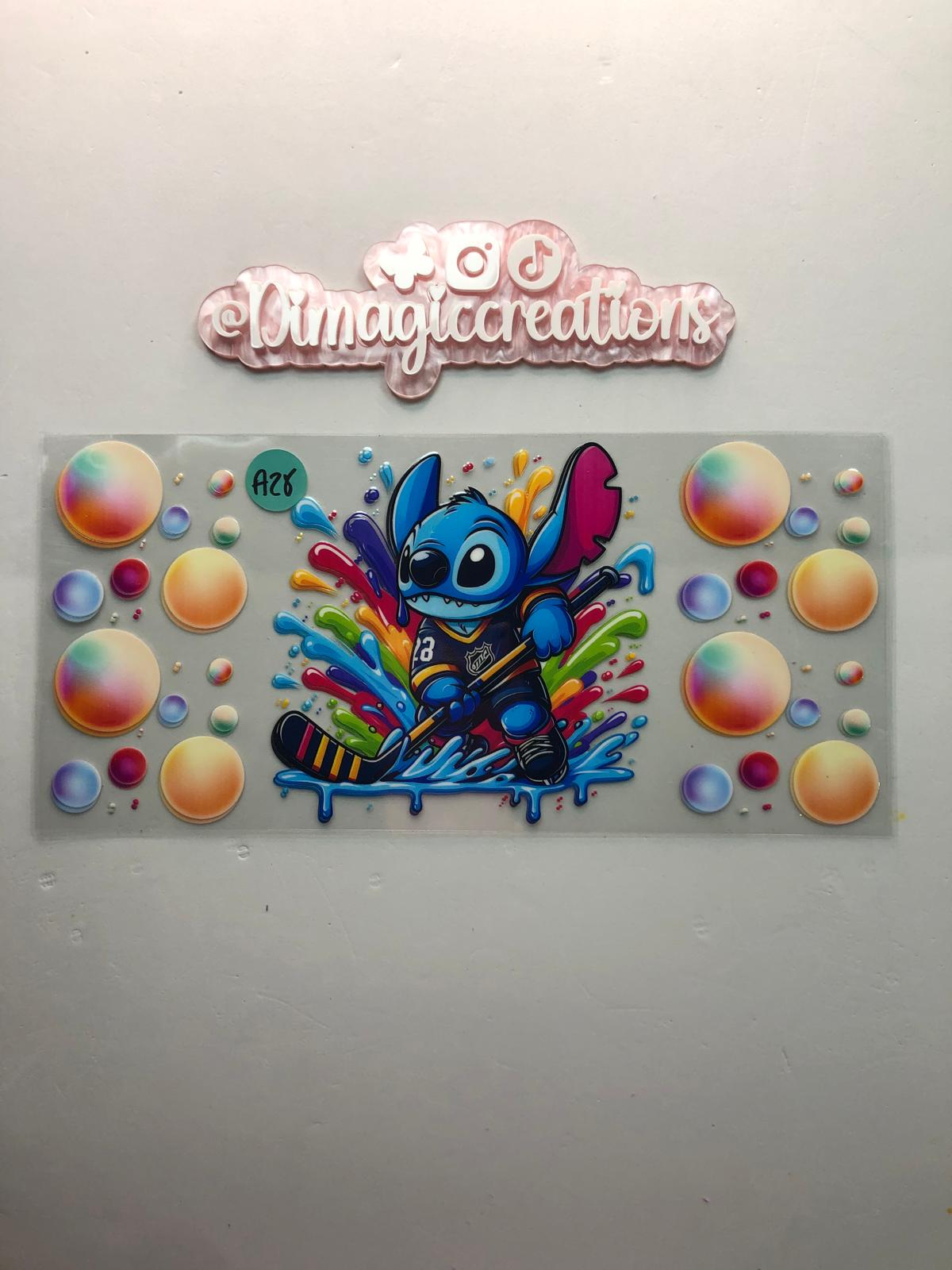 Stitch Hockey Sticker (A28)