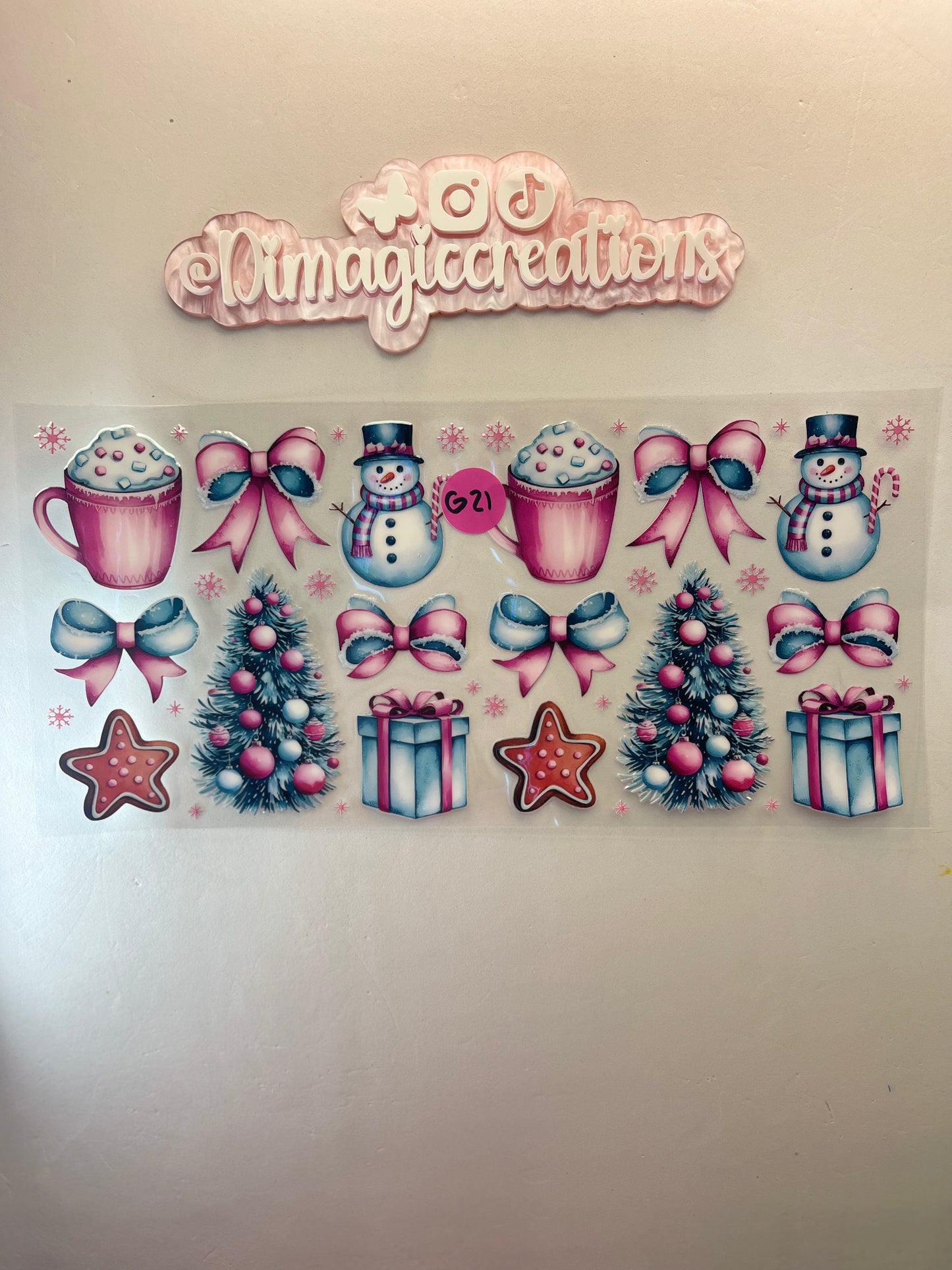 Christmas Stickers G21