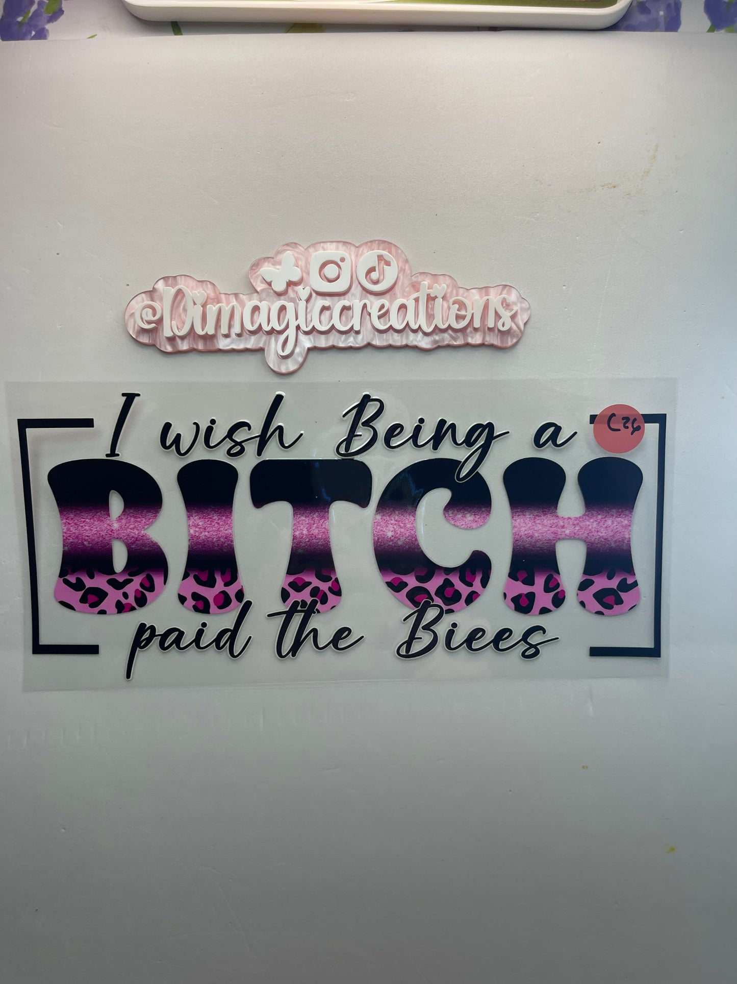 I wish being a ***** paid the bills C26