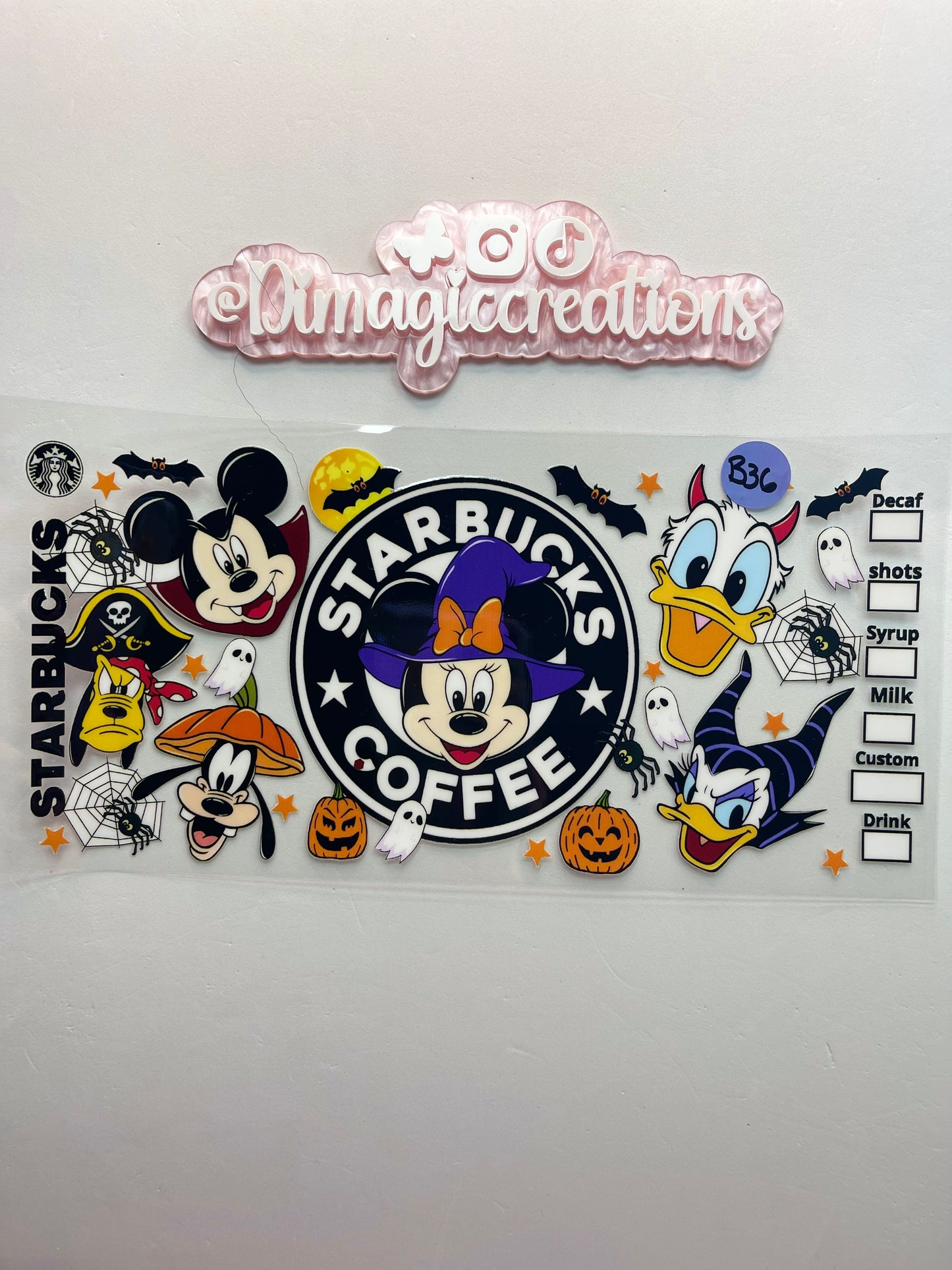 Mickey Halloween Starbucks B36