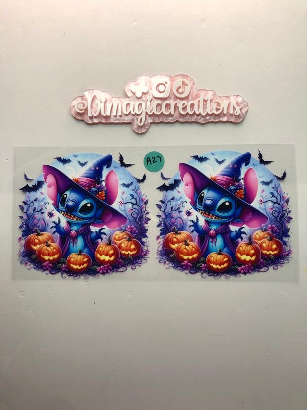 Stitch on Halloween A27