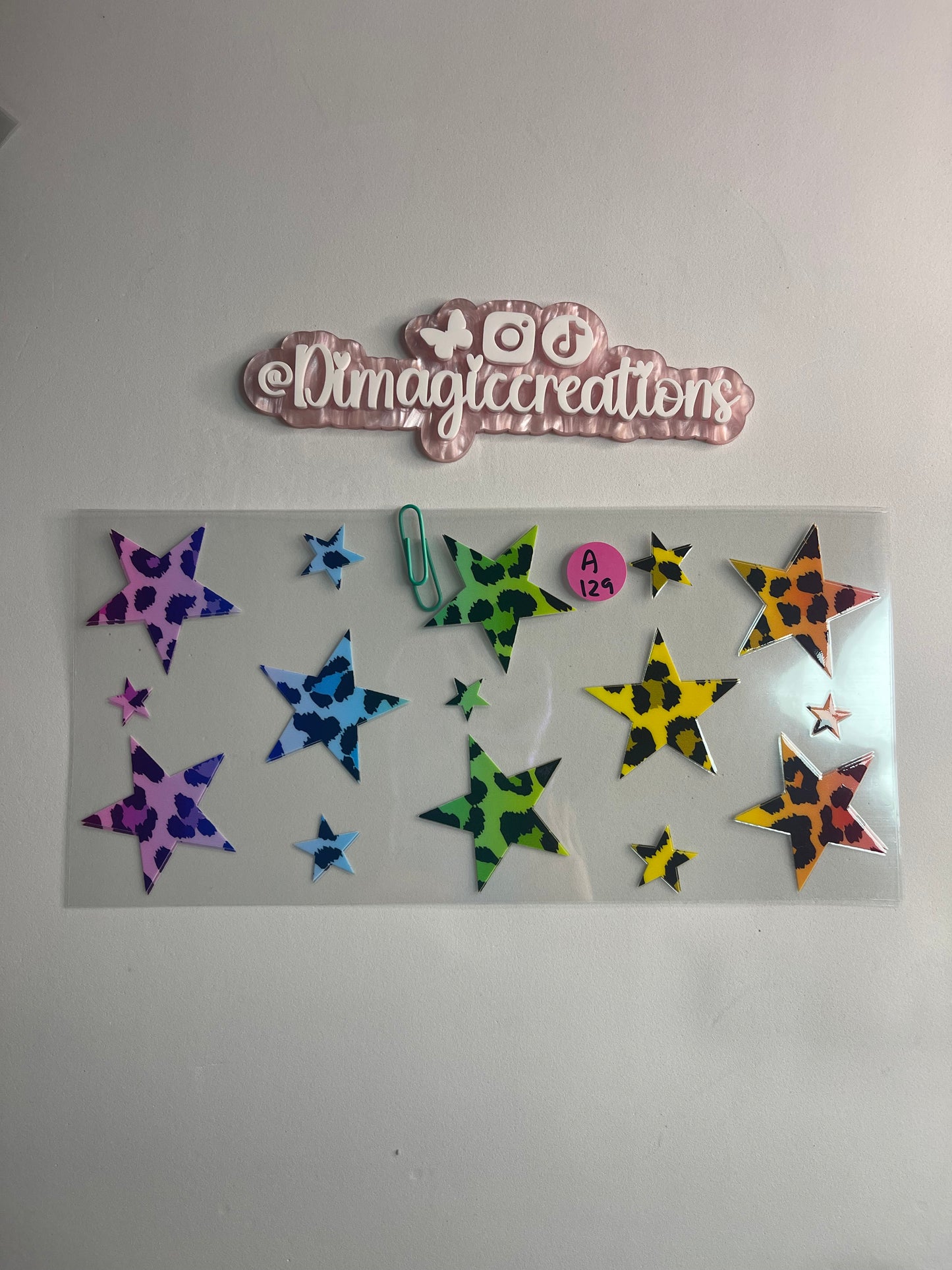 Color Stars Sticker A129