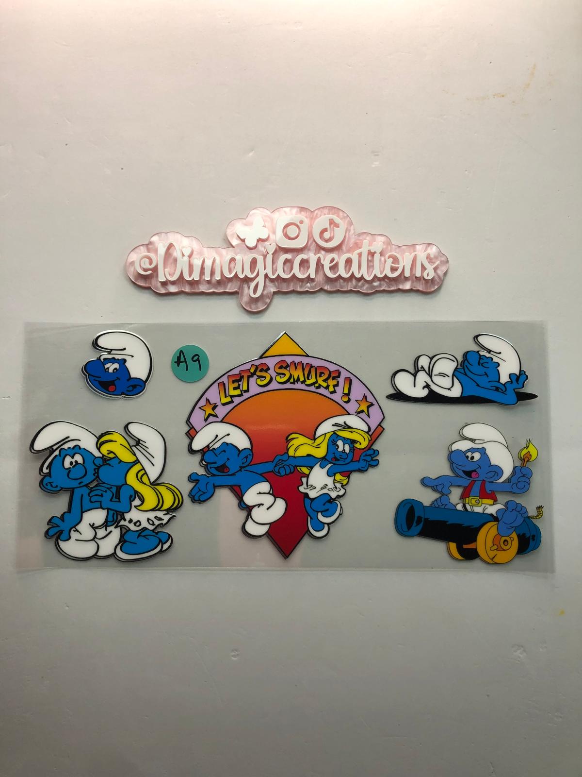 Smurf Sticker (A9)
