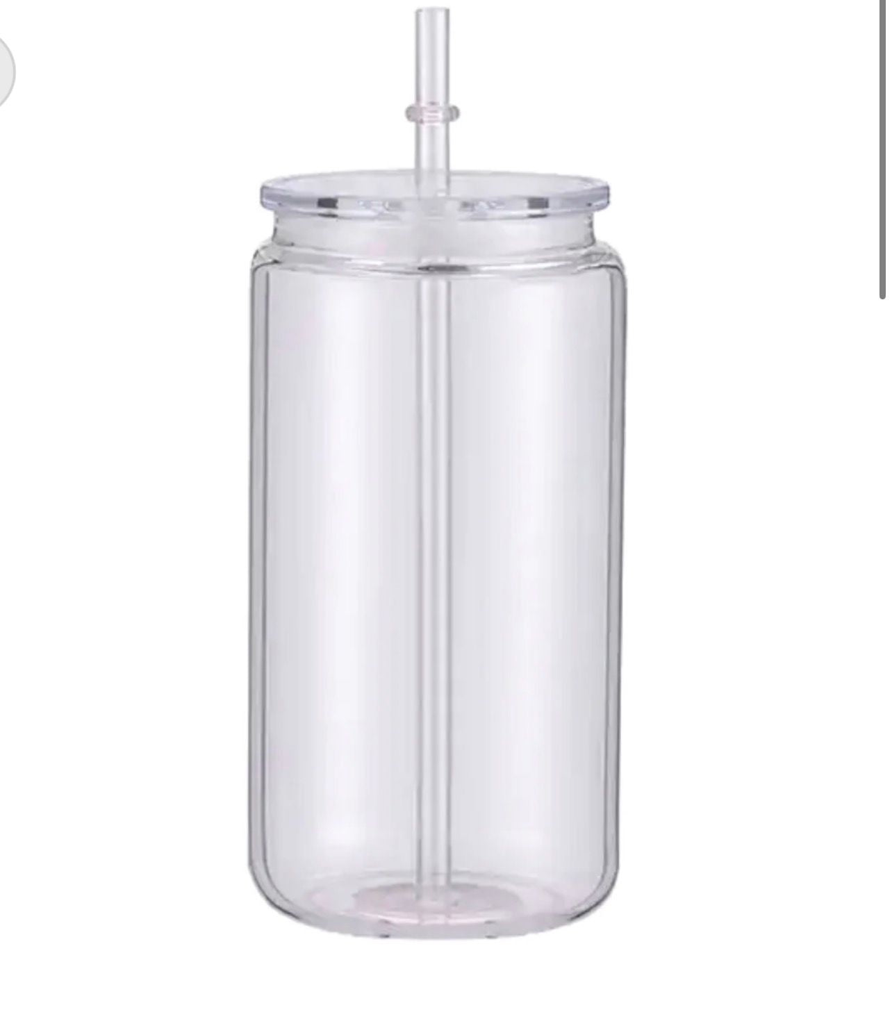 NO GLITTER Plastic Blank Cup 16oz