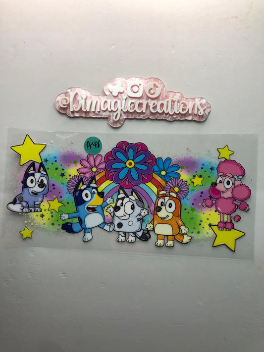 Bluey Friends Sticker (A48)