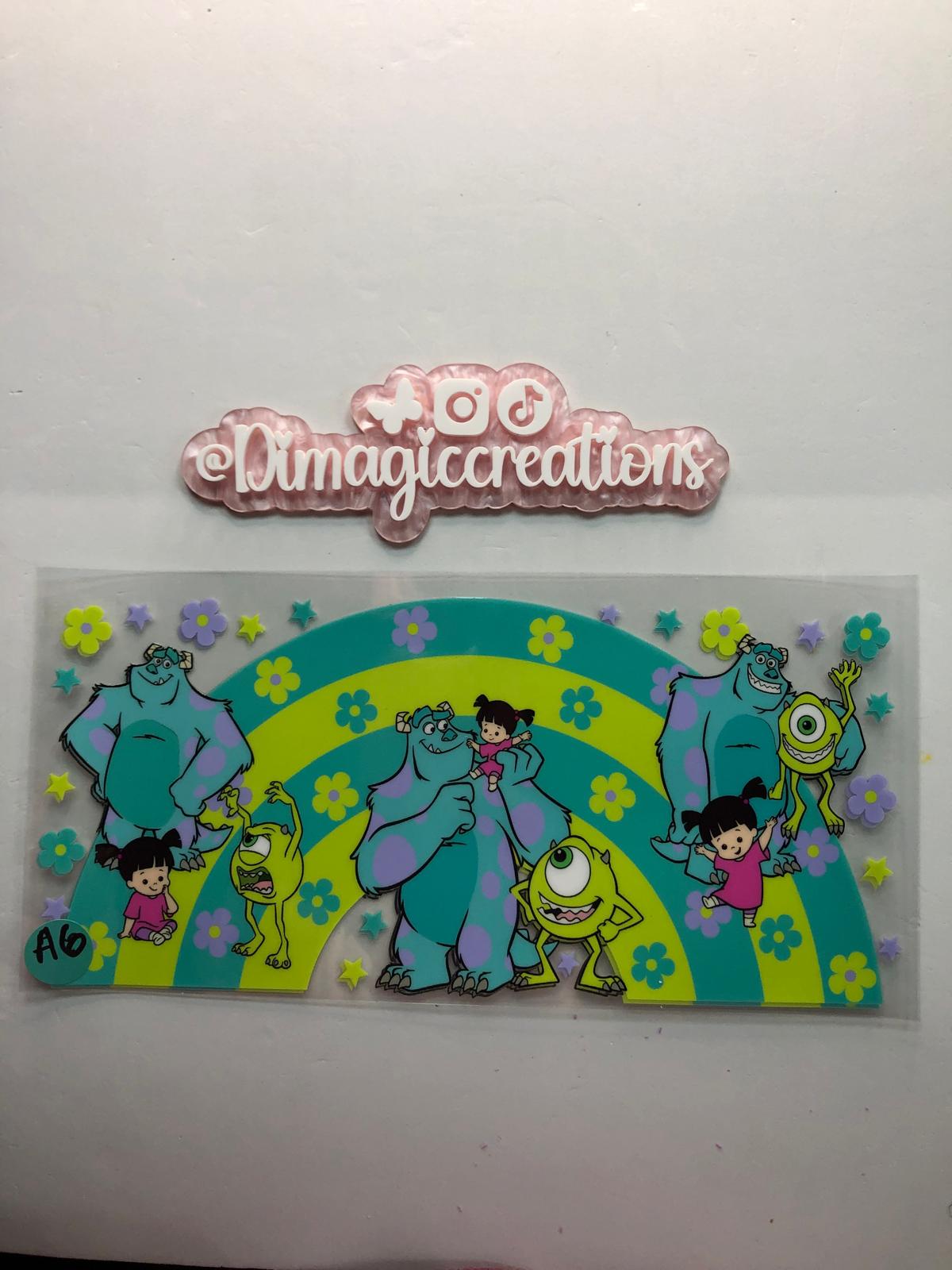 Monsters S.A Sticker (A6)