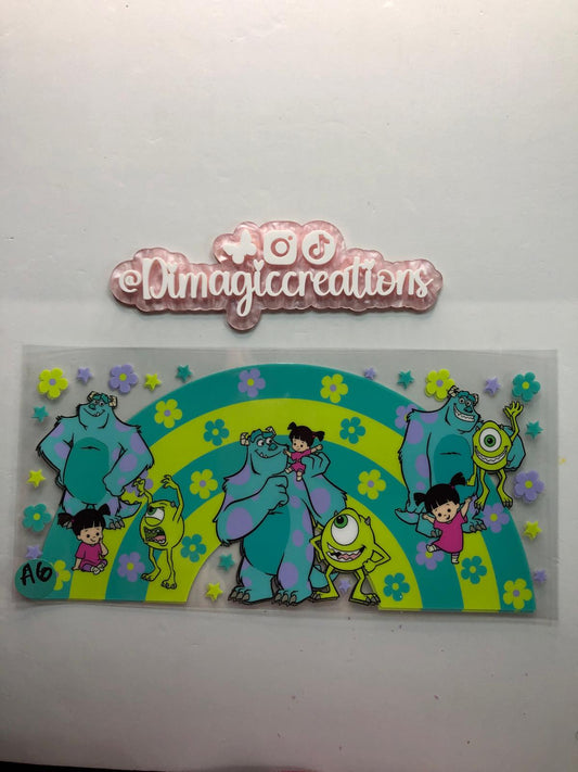 Monsters S.A Sticker (A6)