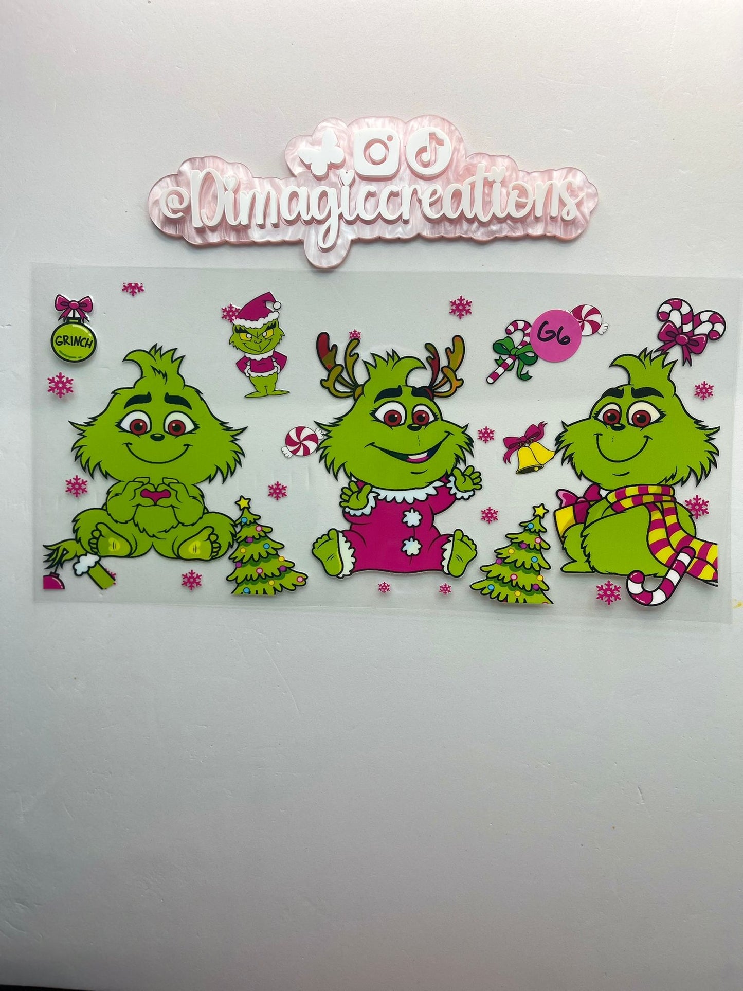 Cute Grinch Sticker (G6)