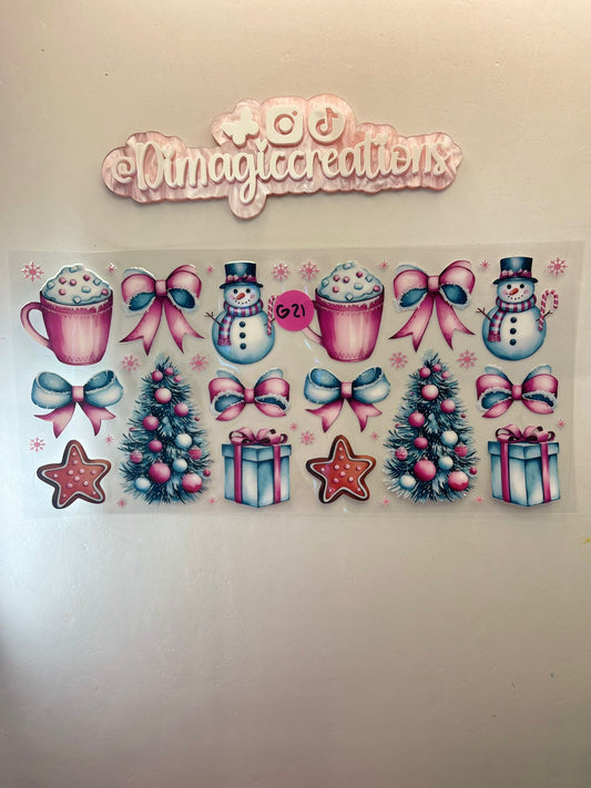 Christmas Disney Sticker (G21)