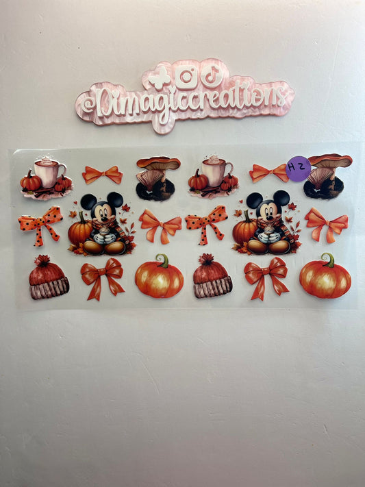 Fall Disney Sticker