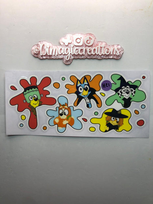 Bluey Halloween Sticker (H21)