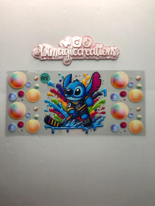 Stitch Hockey Sticker (A28)