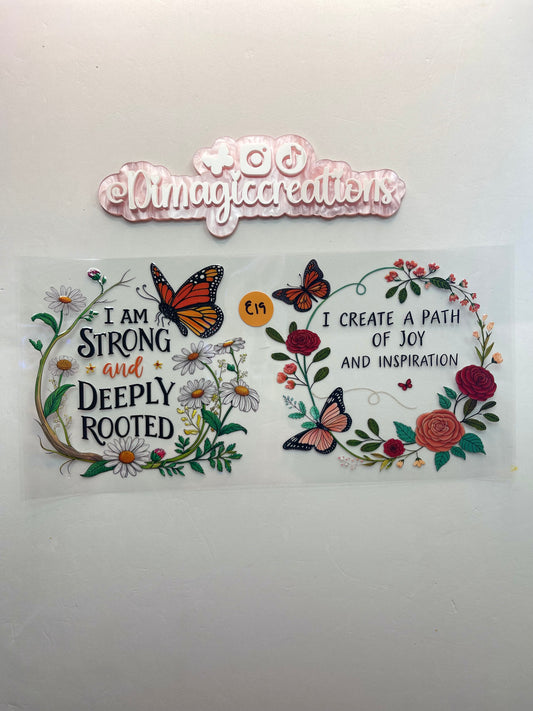 I am strong and deeply rooted E19