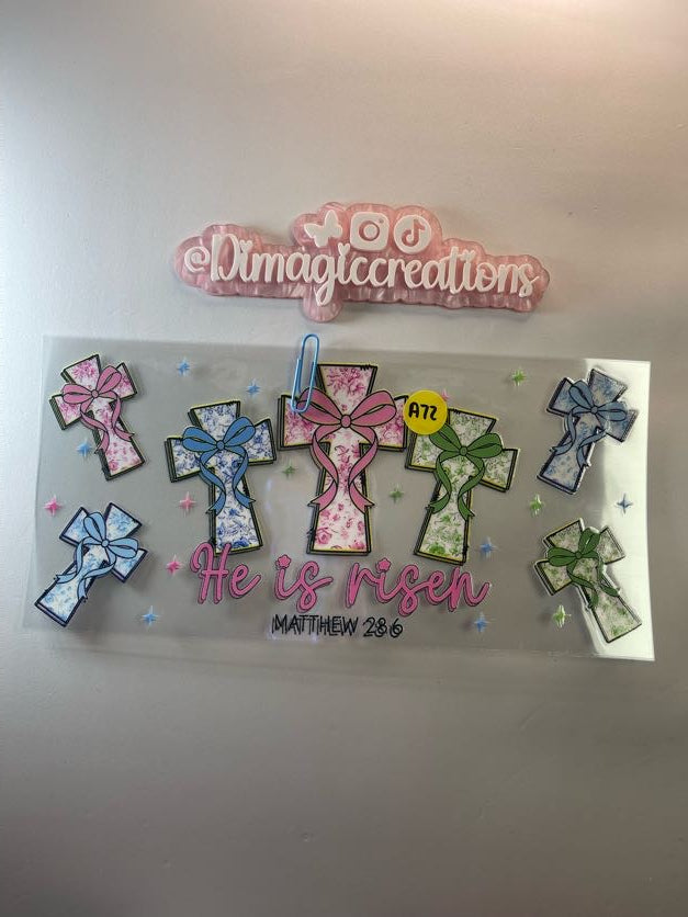 He is Risen Matthew 28:6 A72