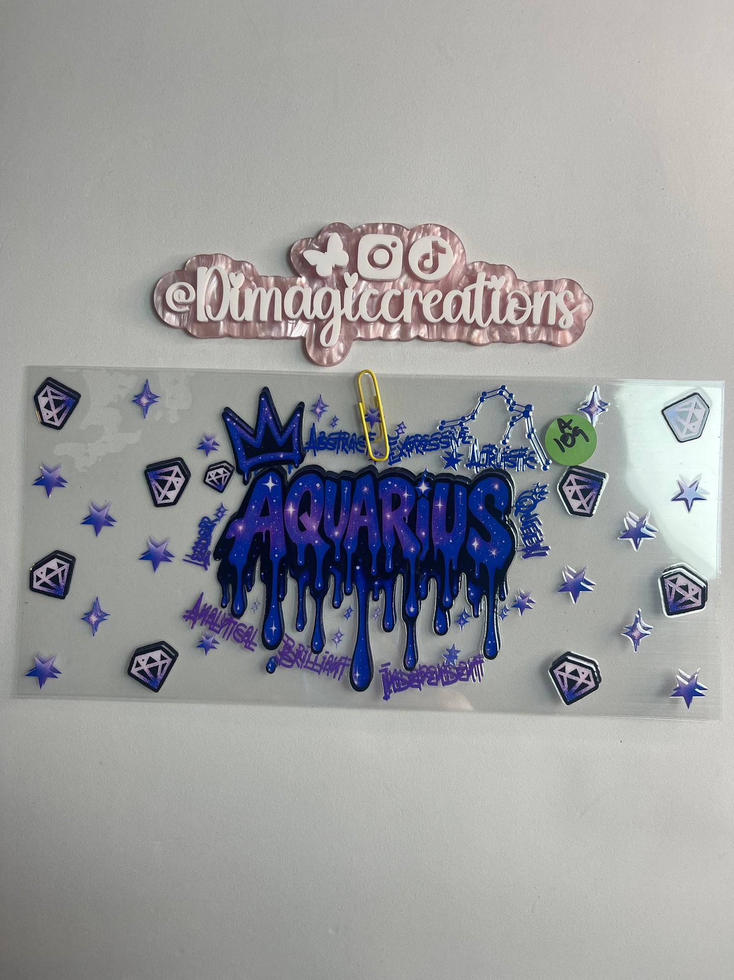 Aquarius Sticker A109