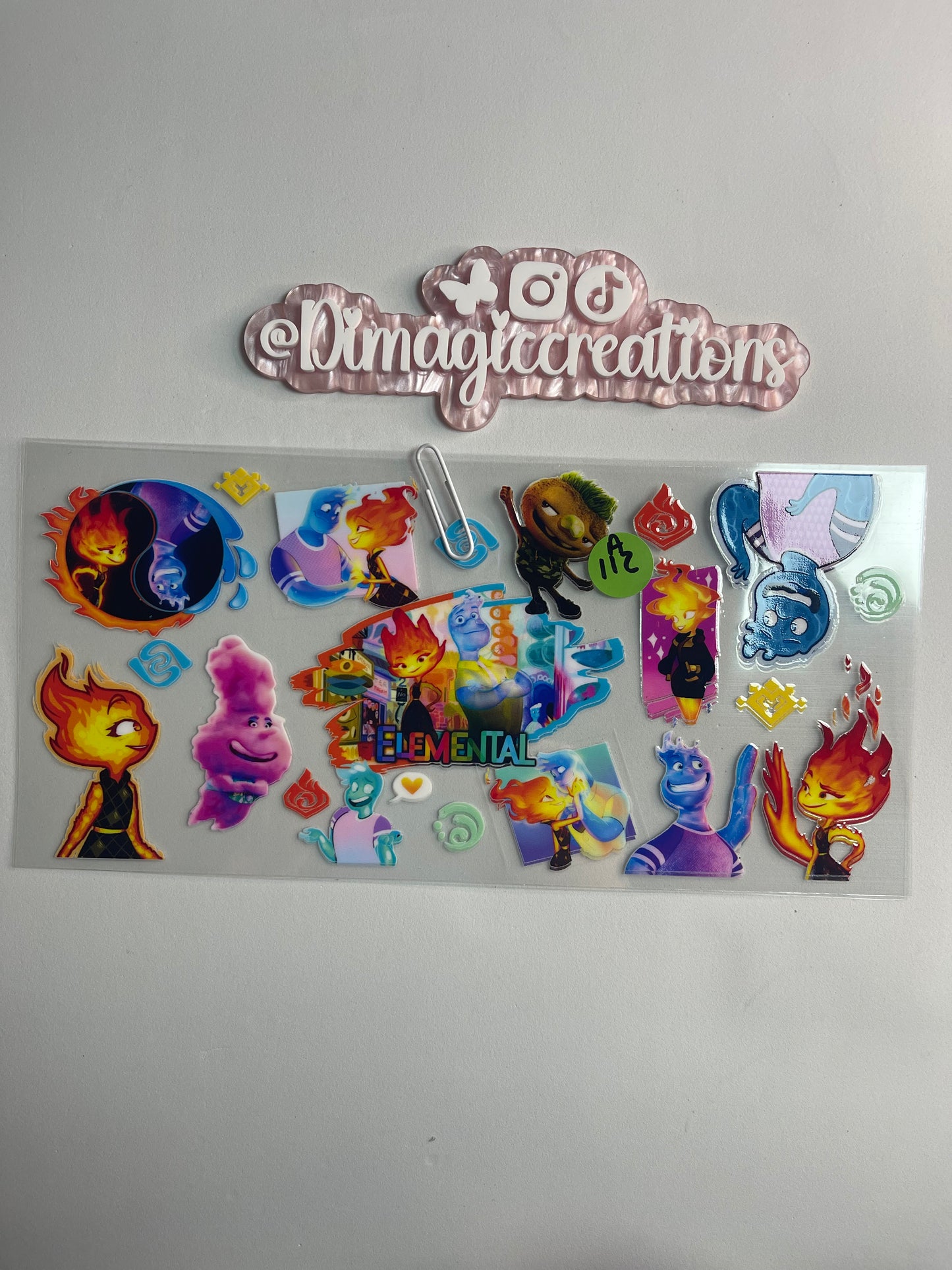 Elemental Sticker A112