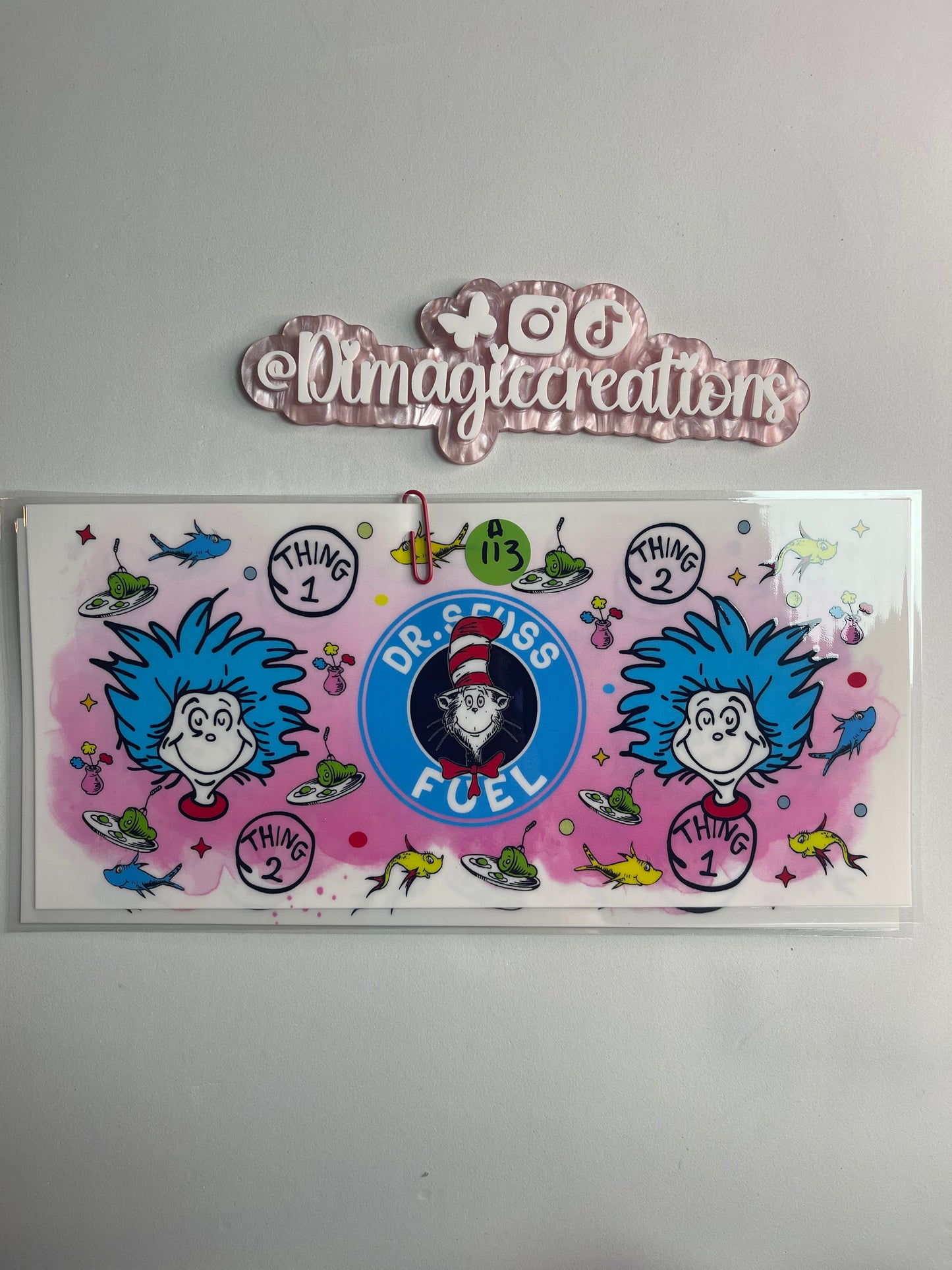 Dr Seuss Fuel Sticker A113