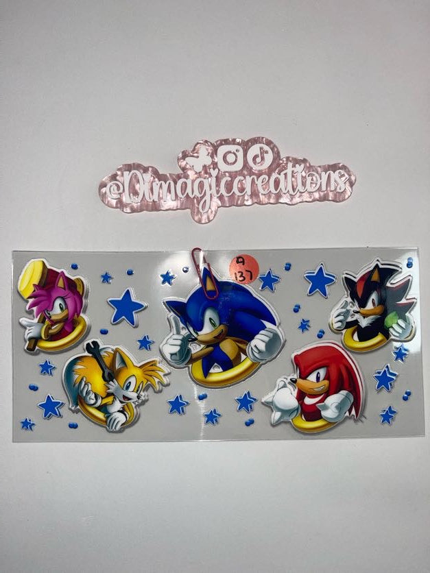 Sonic The Hedgehog Sticker A137