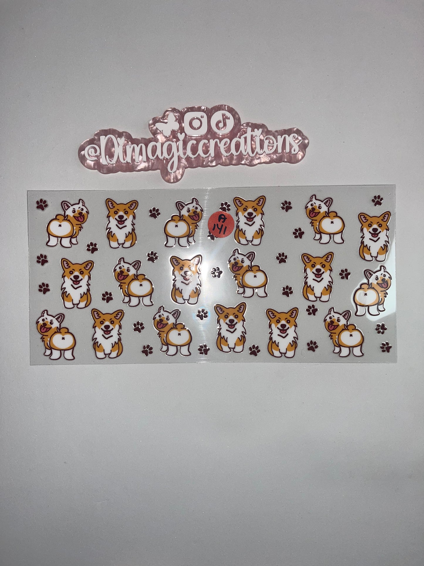 Dog Sticker A141