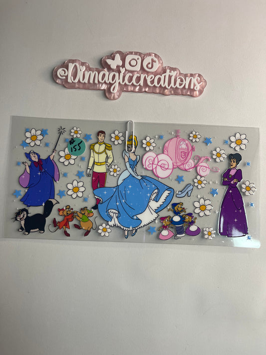 Cinderella Sticker A155