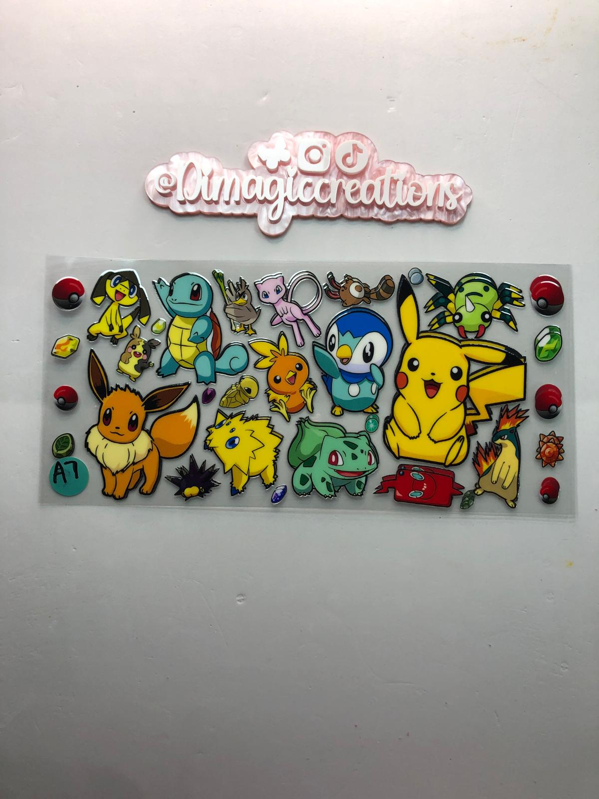 Pokemon Sticker (A7)