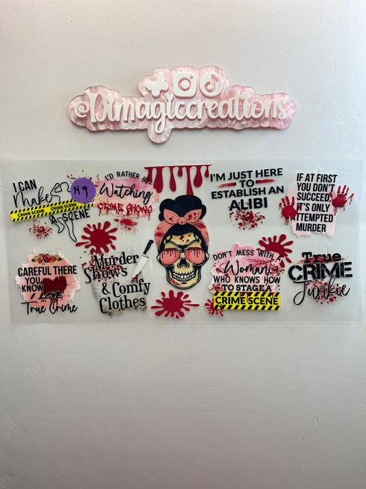 Woman Halloween Sticker (H10)