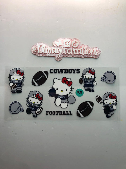 Hello Kitty Cheerleader Sticker (A35)